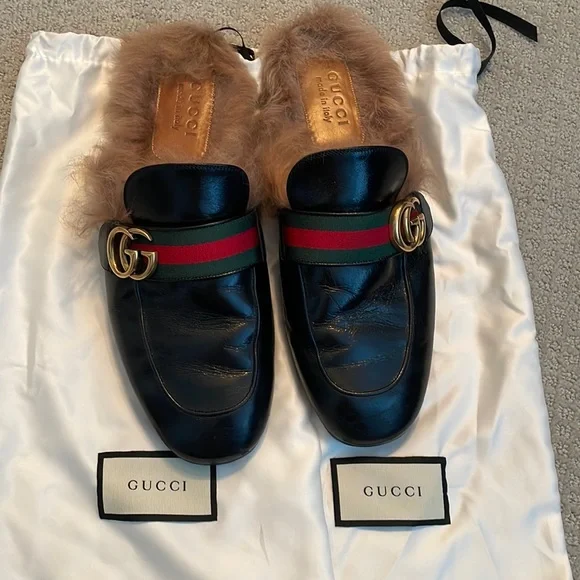 Gucci slip ons great condition Authentic Mens Gucci Denim Slip On Shoes Sneakers Great  main image 2